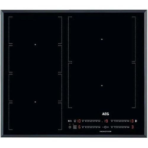 Plaque d'induction - AEG - IKE64476FB - 4 foyers - Commande tactile - Verre trempé
