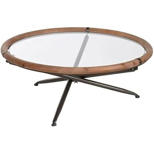 Table Basse - Home Esprit - Modèle S3055719 - Bois De Sapin - Multicolore - 40 Cm De Hauteur