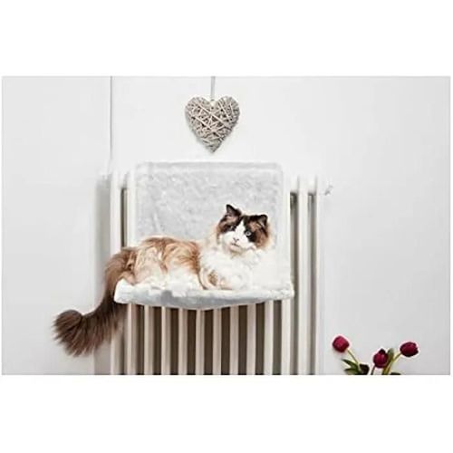Hamac Pour Chat - Gloria - Bora Bora - Blanc - Doux - Lavable À 30 Degrés - Confortable