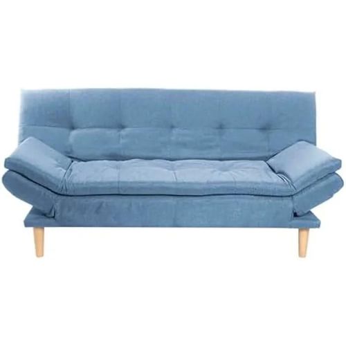 Canapé - Dkd Home Decor - Bleu Ciel - 3 Places - Bois - Style Scandinave-Naturel