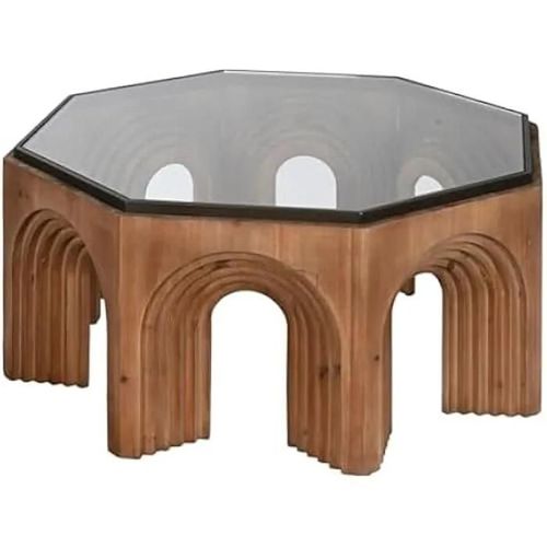 Table Basse - Home Esprit - Multicolore - 100 X 100 Cm - Design Contemporain - Salon