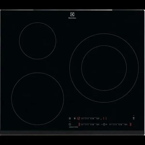 Plaque à Induction - Electrolux - EIT60342 - 60 cm - 3 Zones de cuisson - 5200 W - Noir