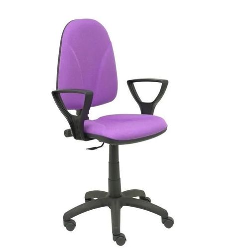 Chaise De Bureau Ergonomique Algarra - Piqueras Y Crespo - Tissu Lilas - Bras Fixes - Hauteur Réglable