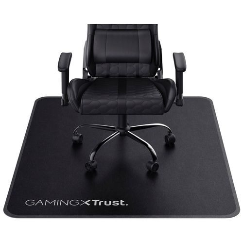 Trust Gaming Gxt 715 Tapis De Chaise Pour Les Chaises De Jeu Ou De Bureau, Matériau Résistant, 99 × 120 Cm, Protège Les Sols, Planchers, Parquets, Pour Gaming Et Le Travail - Noir
