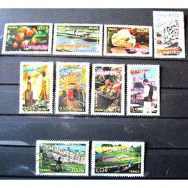 2006. Série Complète F3882 À F3891: La France À Vivre N°7.