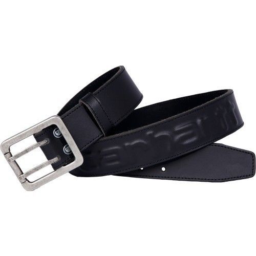 Ceinture En Cuir - Logo Carhartt - Noir - Taille 42 Carhartt