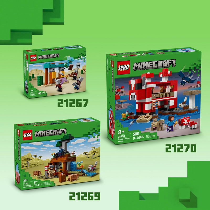 Enrichissez le jeu LEGO® Minecraft®