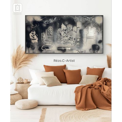 Toile artisanale acrylique 
