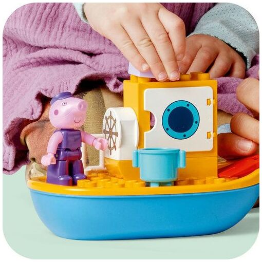 En bateau avec Papy Pig