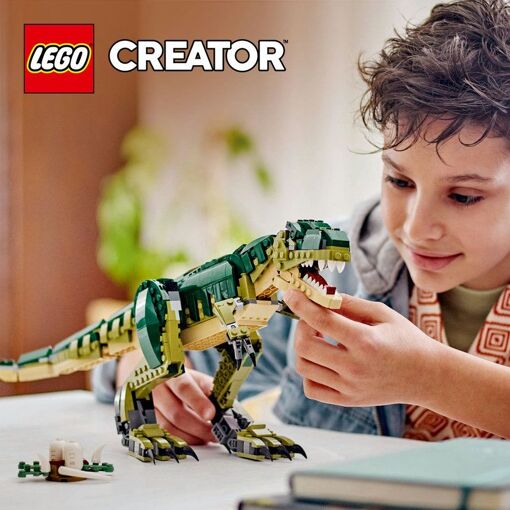 3 superbes dinosaures dans un m�me set