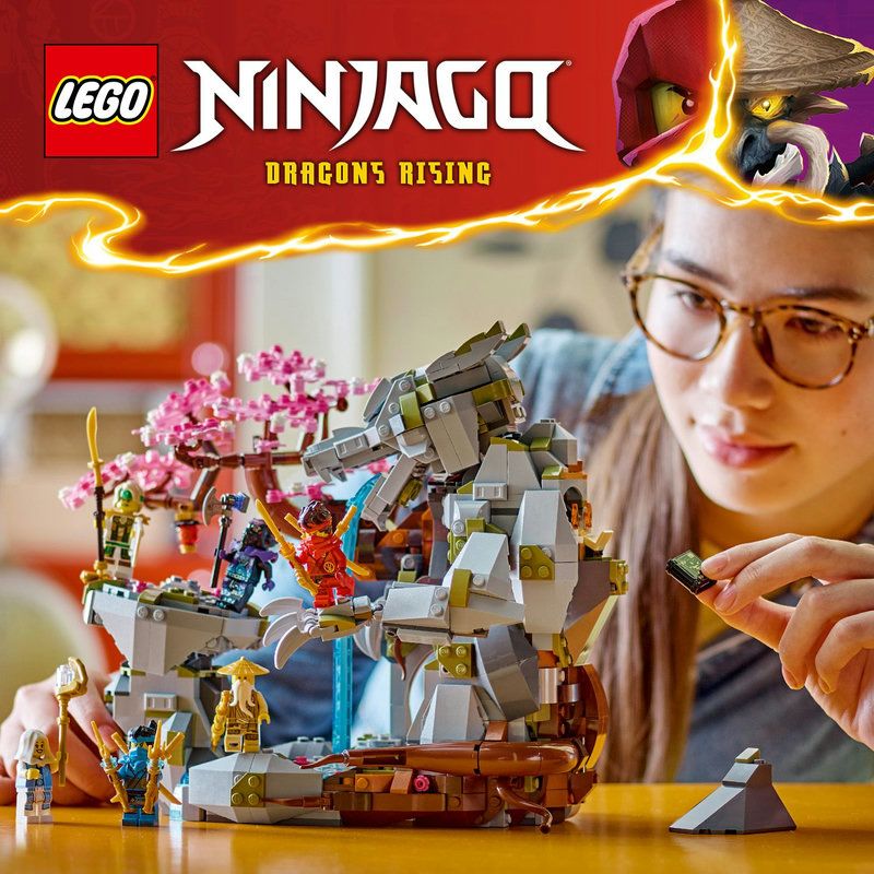 Un dragon LEGO NINJAGO spectaculaire