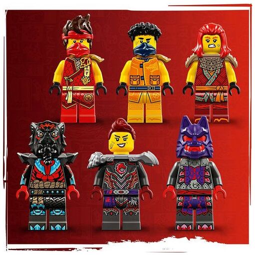 6 minifigurines NINJAGO�