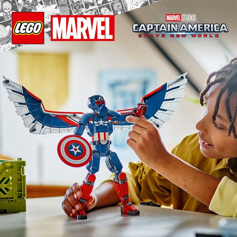 Modèle de Captain America articulé à construire