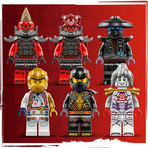 6 minifigurines NINJAGO�
