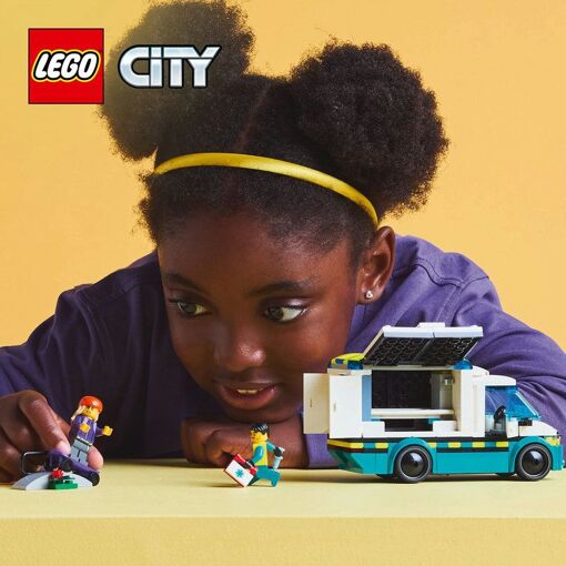 Set de jeu avec une ambulance