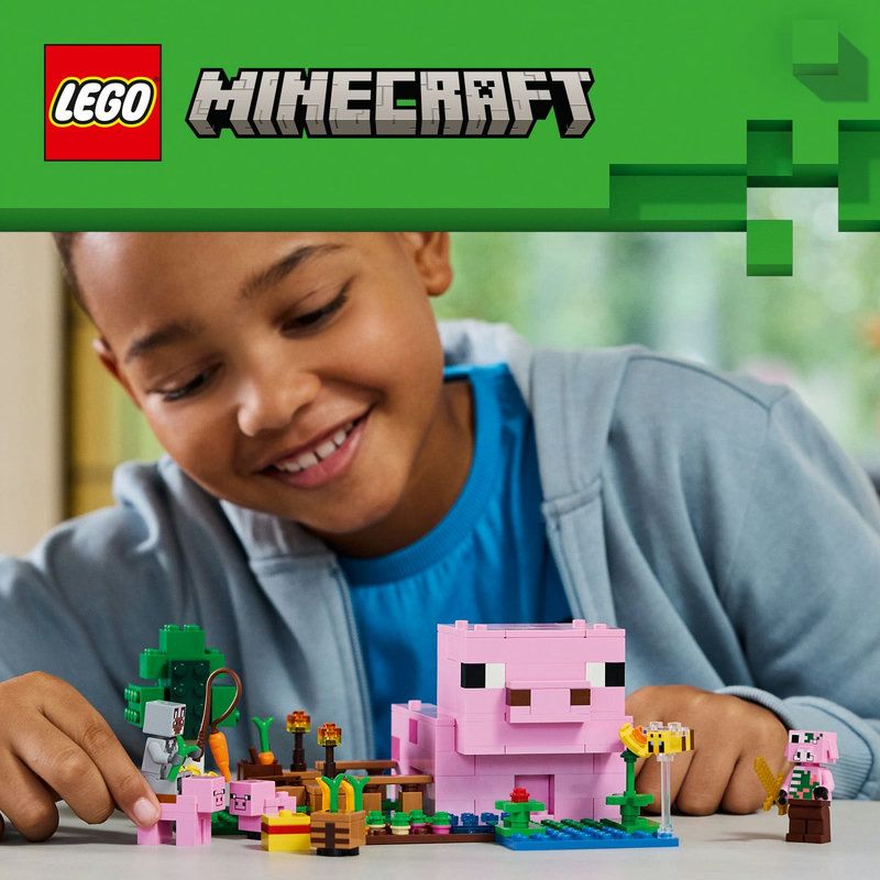 Une ferme Minecraft� en forme de cochon