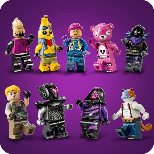 9 minifigurines LEGO Fortnite