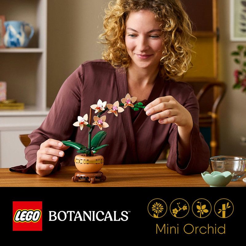 Dcoration florale LEGO