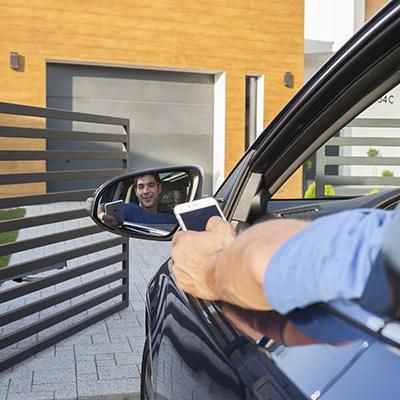 Motorisation de portail battant � v�rin SGS Essential RTS - Livr�e avec 2 t�l�commandes Keypop, feu orange, et photocellules - Compatible app TaHoma image 4 | Rakuten