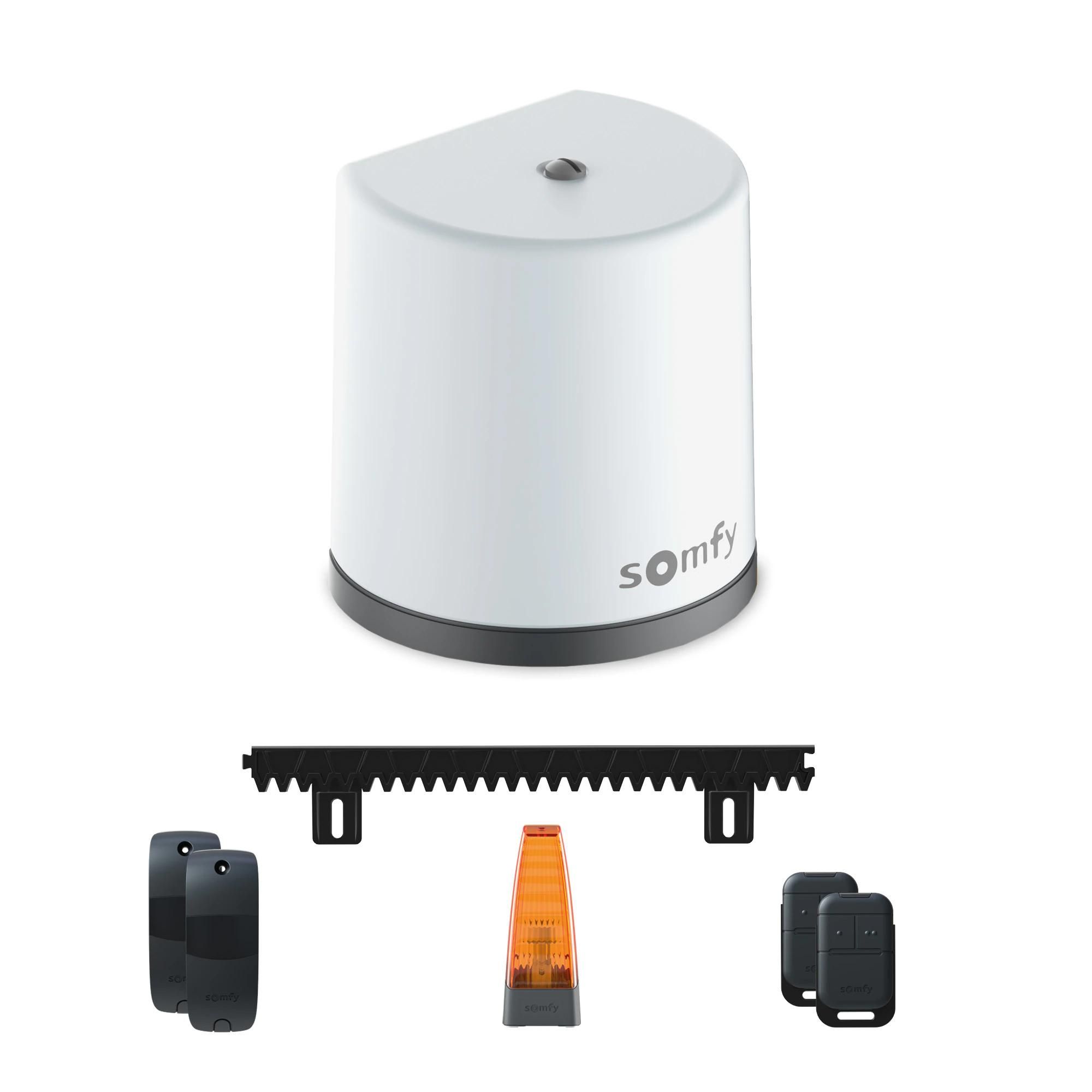 Motorisation de portail coulissant Freevia Essential RTS - Livre avec 2 tlcommandes Keypop, feu clignotant, et 4m de crmaillre - Compatible app TaHoma image 4 | Rakuten