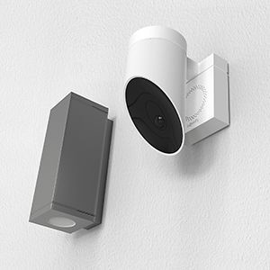 Outdoor Camera blanche - Cam�ra de surveillance ext�rieure wifi - 1080p Full HD - Sir�ne 110 dB - Branchement possible sur luminaire existant image 6 | Rakuten