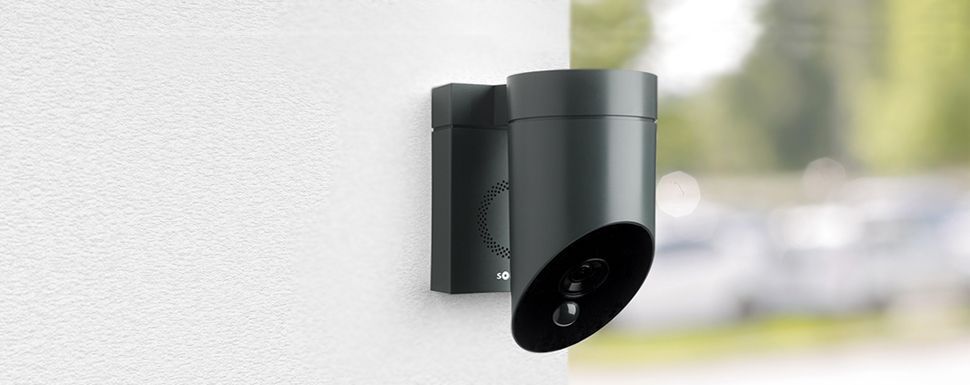 Outdoor Camera grise - Cam�ra de surveillance ext�rieure wifi - 1080p Full HD - Sir�ne 110 dB - Branchement possible sur luminaire existant image 1 | Rakuten