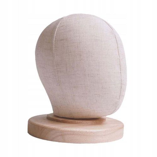 Support universel pour casque d'écoute Wig Head en lin pour bébé
