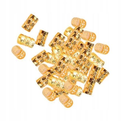 3x100pcs Dreadlocks Perles Clips Métalliques Poignets Anneaux De Tresse Cheveux 3 Pcs.