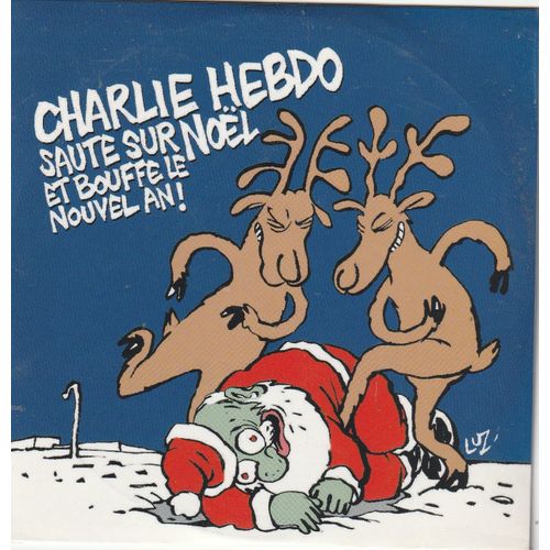 Rare Cd Charlie Hebdo Saute Sur Noël Et Bouffe Le Nouvel An ! Cabu / Wolinski / Philippe Val / Mano Solo / Charb / Joe Artur / Patrick Pelloux / Cavanna / Bernard Maris