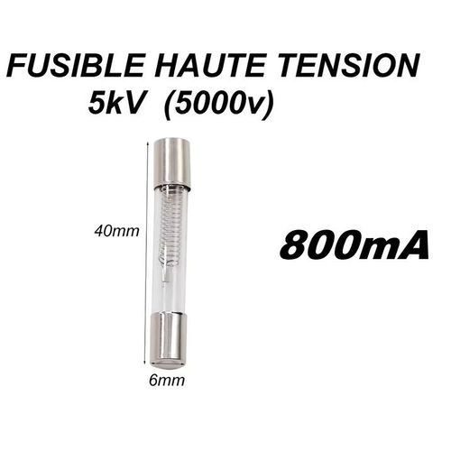 Fusible 5kV 800mA Remplacez votre Fusible HS et Réparez votre Appareil !