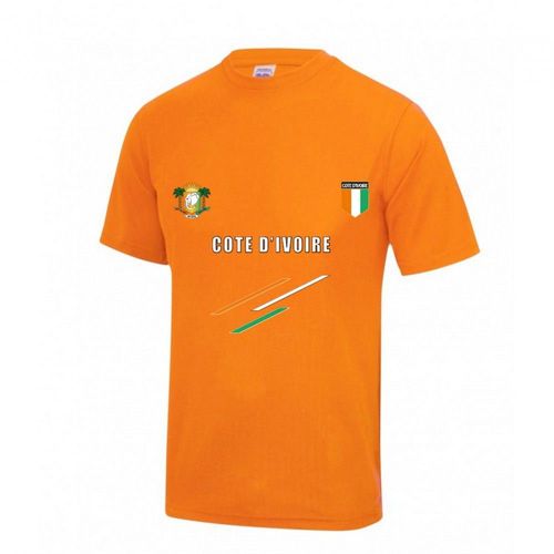Maillot De Foot Côte Ivoire Enfant Orange