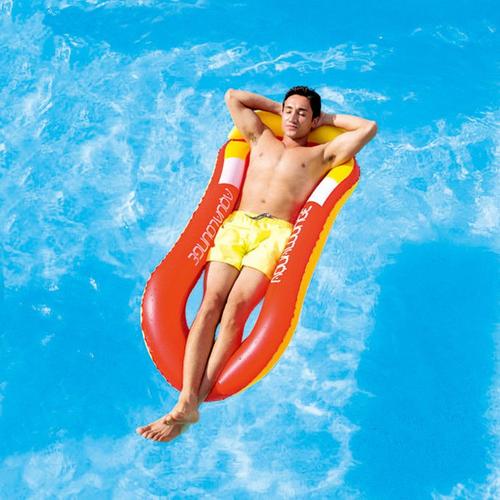 Lit Flottant Canapé Gonflable Chaise Longue Hamac Flottant Bouée Natation La Piscine Jeu D?Eau Enfant Adulte (Haute Guihong)