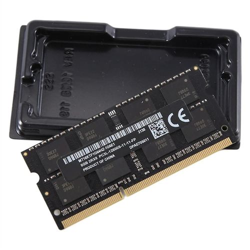 Pour Mt 8gb Ddr3 Laptop Ram Mémoire + gilet de refroidissement 1600mhz Pc3-12800 204 broches 1.35v Sodimm pour ordinateur portable M