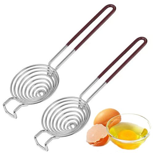 Pack De 2 Séparateurs D¿Oeufs En Acier Inoxydable, Séparateurs D¿Oeufs En Acier Inoxydable 304, Séparateur De Blanc D¿Oeuf, Séparateur De Jaunes D¿Oeufs En Acier Inoxydable, Sep D¿Oeufs