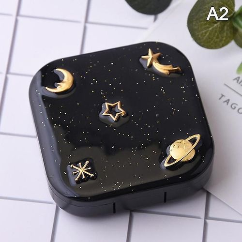 Étui De Lentilles De Contact Pour Femmes Avec Support De Kit De Miroir Boîte De Lentilles De Contact Portables 