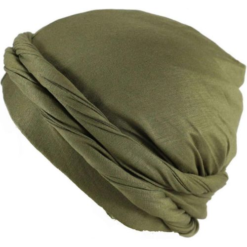 Élastique Hommes Turban Chapeau Confortable Hommes S Automne Hiver Couleur Unie Style Ethnique Queue De Cochon Vintage Tête Wrap Chaud Respirant