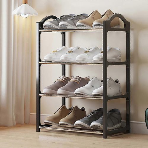 Banc D¿Étagère À Chaussuresporte Avec Main Courante Quatre Petites Étagères À Chaussures Entrée À La Maison Armoire À Chaussures D¿Entrée Étagère De Rangement Pour Chaussures Petites Étagères À Chauss