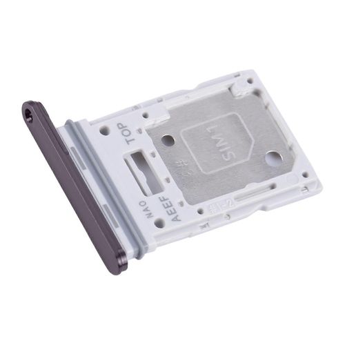 Tiroir À Carte Sim Pour Samsung Galaxy A55 Dual Nano Sim Original, Violet