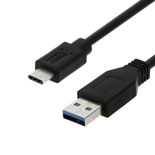 Câble USB type C vers USB 2m charge/Sync pour smartphones et tablettes noir