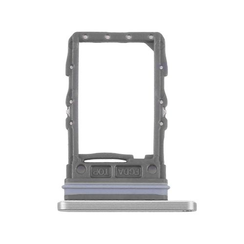 Tiroir De Carte Sim Pour Samsung Galaxy Z Flip 65 Dual Nano Sim Original, Blanc
