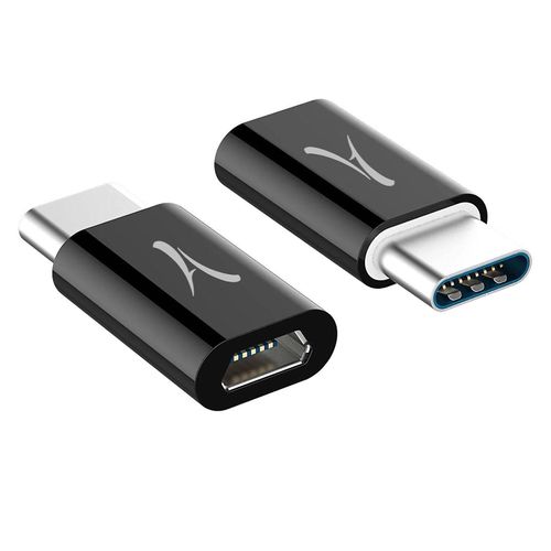 Adaptateur Micro USB vers USB Type C Charge et Synchro Akashi - Noir