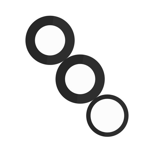 Objectif De L¿Appareil Photo Pour Iphone 15 Pro Max Remplacement Arrière, Noir
