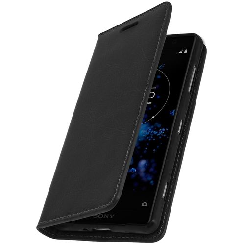 Folio Étui Compact Sony Xperia Xz2 Compact Case Porte-Cartes Support Vidéo Noir