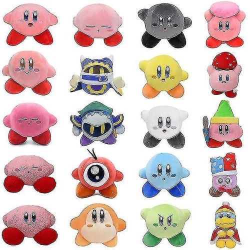 Star Kirby Anime Peluche Jouets Épée Kirby Magolor Meta Knight Waddle Dee King Dedede Peluche Peluche Poupées Kawaii Coussin Cadeaux