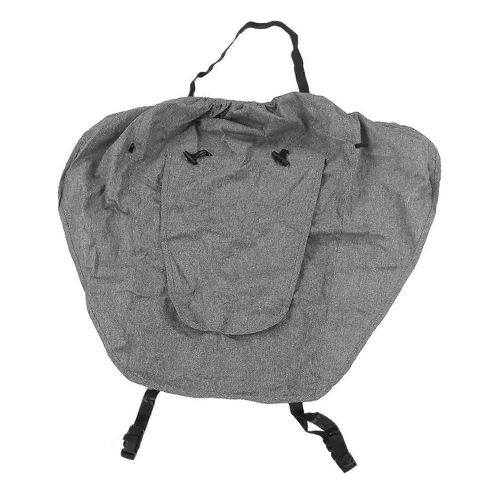 Housse De Pare-Soleil Pour Poussette Grise - Protection Uv Accessoire De Landau Extensible Imperméable À L¿Eau