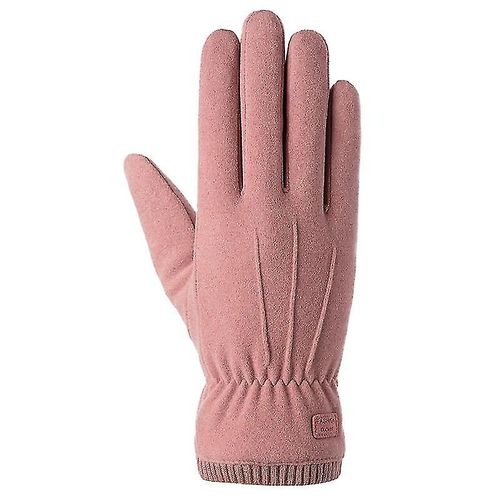 Femmes Hiver Chaud Gants À Écran Tactile Thermique Doublure Souple Brassard Élastique Texting Gant