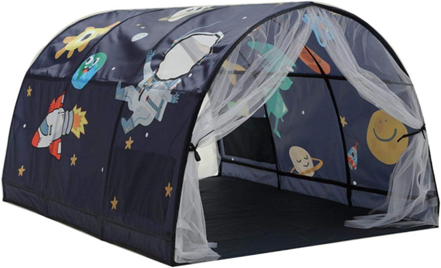 Tente de jeu pour enfants ATDAWN, tente pop-up pour enfants, aire de jeux  de camping, maison de jeu pour enfants intérieur/extérieur pour garçons et  filles, couleur arc-en-ciel 