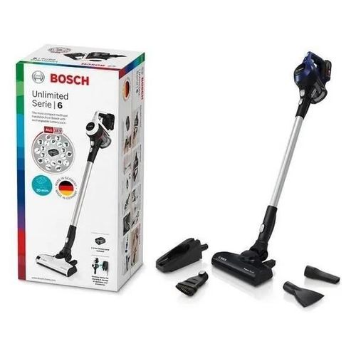 Aspirateur sans sac BOSCH BBS611MAT 18V 2,5 Ah 0,3L - Bleu - Autonomie 30 min