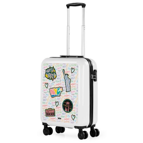 Valise Cabine 55X40x20, Valise Cabine, Valise À Roulettes, Valise Roulette, Valise Rigide, Résistant, Légère