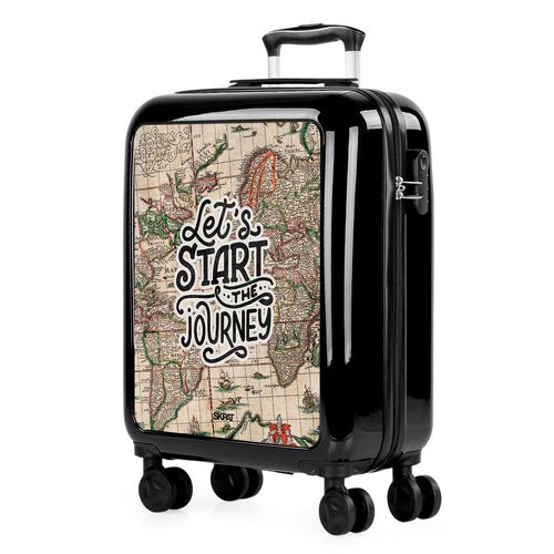 Valise Cabine 55X40x20, Valise Cabine, Valise À Roulettes, Valise Roulette, Valise Rigide, Résistant, Légère
